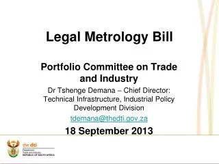 Legal Metrology Bill