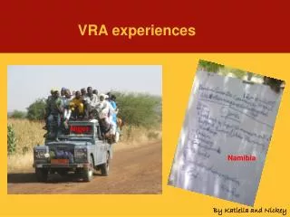 VRA experiences