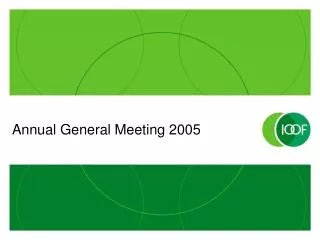 Annual General Meeting 2005
