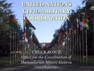 UNITED NATIONS CIVIL-MILITARY COORDINATION