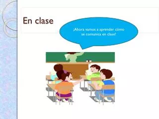 en clase