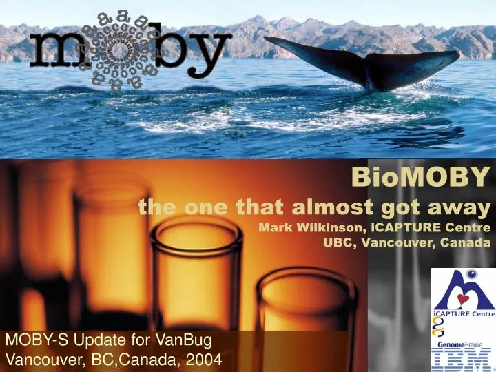 biomoby the one that almost got away mark wilkinson icapture centre ubc vancouver canada