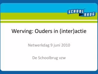 werving ouders in inter actie