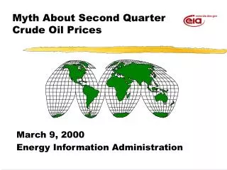 Myth About Second Quarter Crude Oil Prices