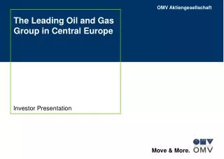 The Leading Oil and Gas Group in Central Europe