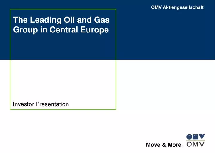 the leading oil and gas group in central europe