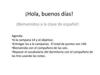 hola buenos d as
