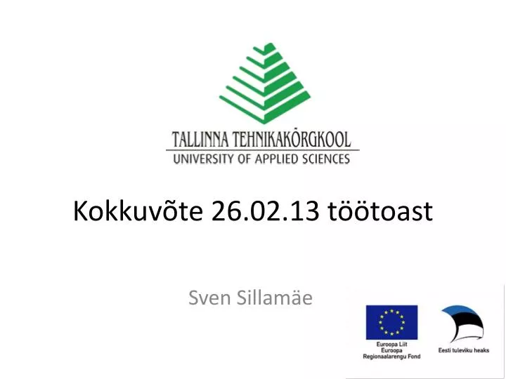 kokkuv te 26 02 13 t toast