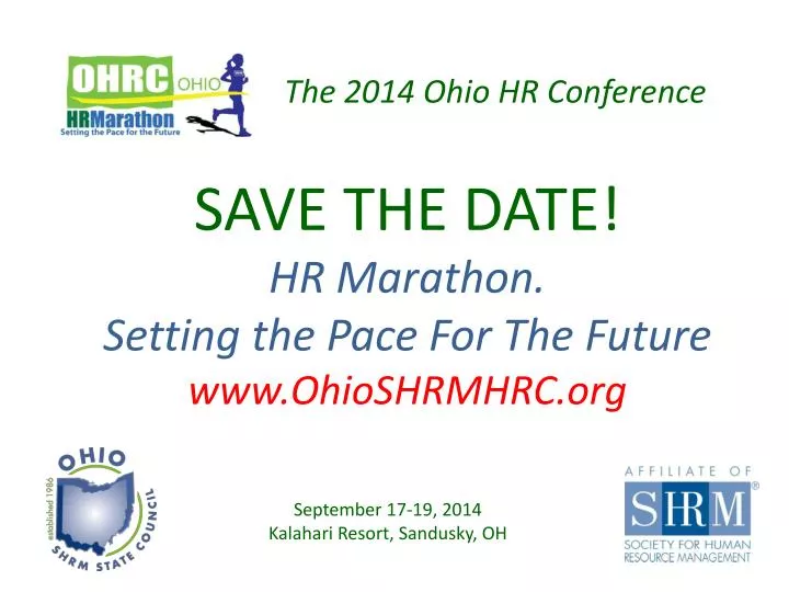 save the date hr marathon setting the pace for the future www ohioshrmhrc org