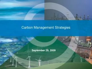 Carbon Management Strategies