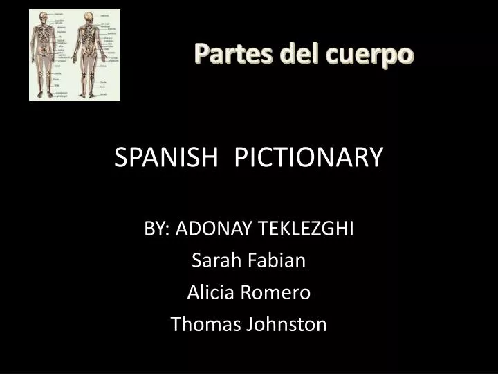 spanish pictionary