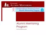 Alumni Mentoring Program - slide 1
