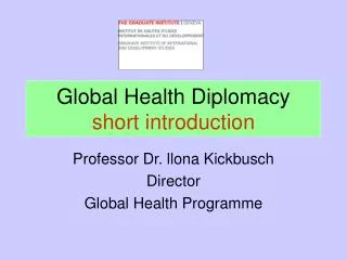 Global Health Diplomacy short introduction