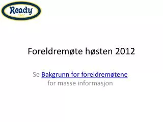 foreldrem te h sten 2012