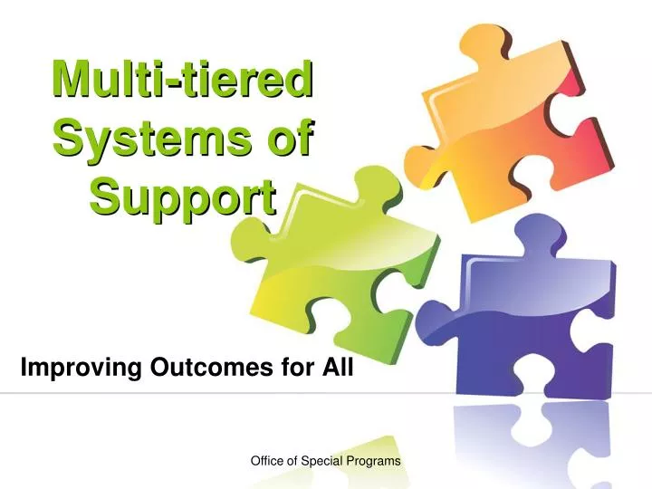 multi tiered systems of support