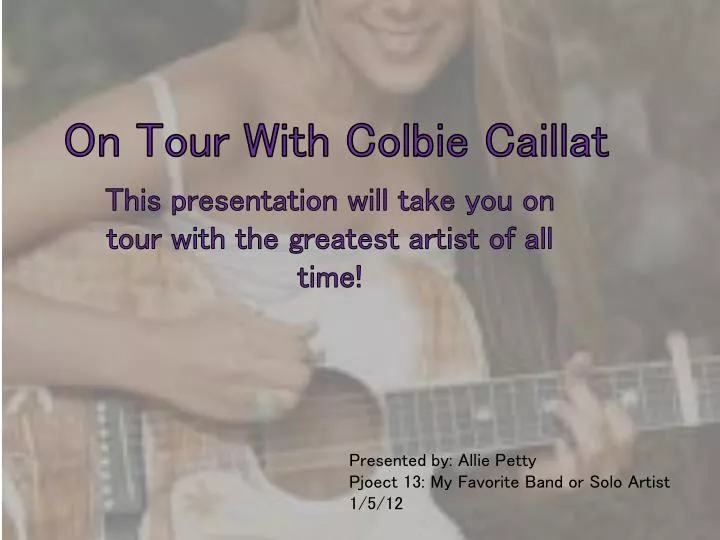on tour with colbie caillat