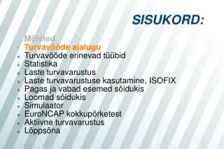 sisukord