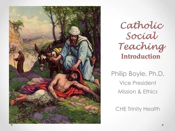 catholic social teaching introduction
