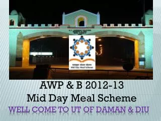 Well come to UT of Daman &amp; Diu