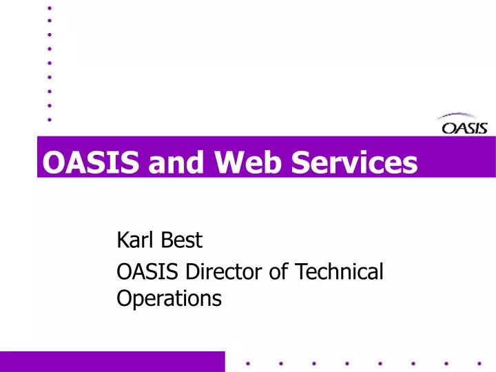 oasis and web services