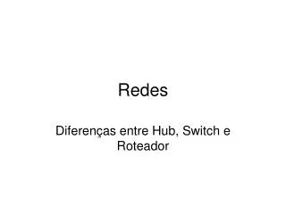 redes