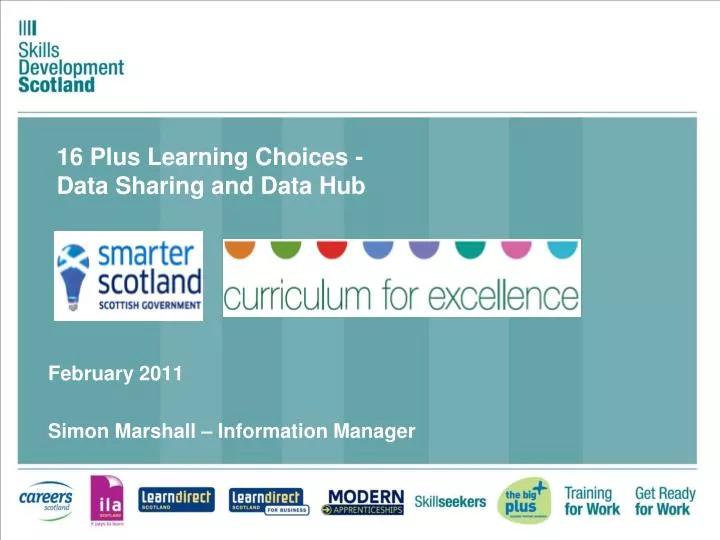 16 plus learning choices data sharing and data hub