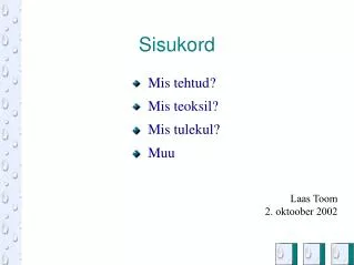 sisukord