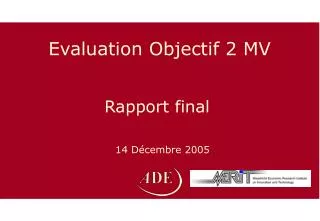 evaluation objectif 2 mv