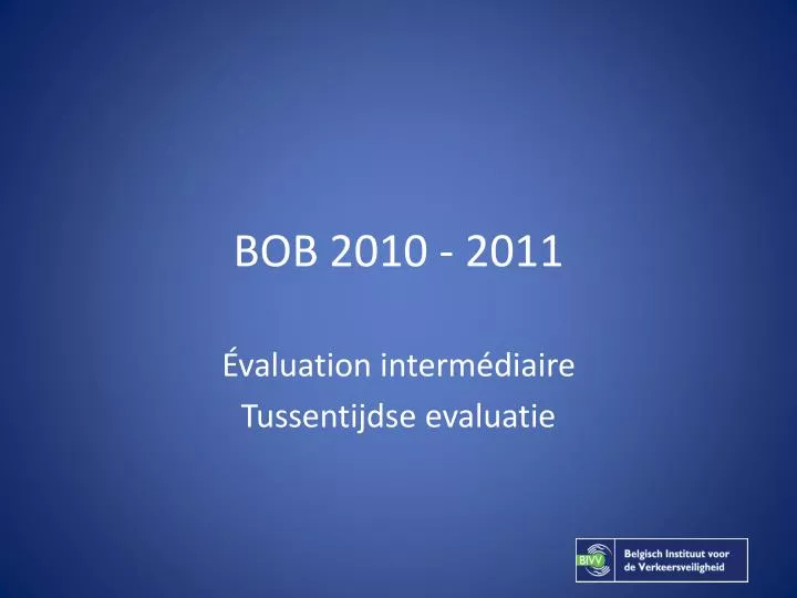 bob 2010 2011