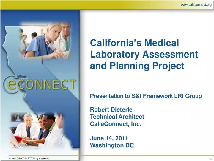 california s medical laboratory assessment and planning project