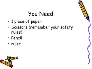 you need