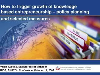 how to trigger growth of knowledge based entrepreneurship policy planning and selected measures