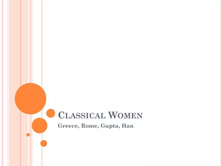 classical women