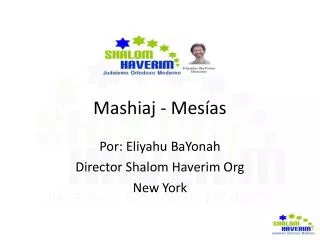 Mashiaj - Mesías