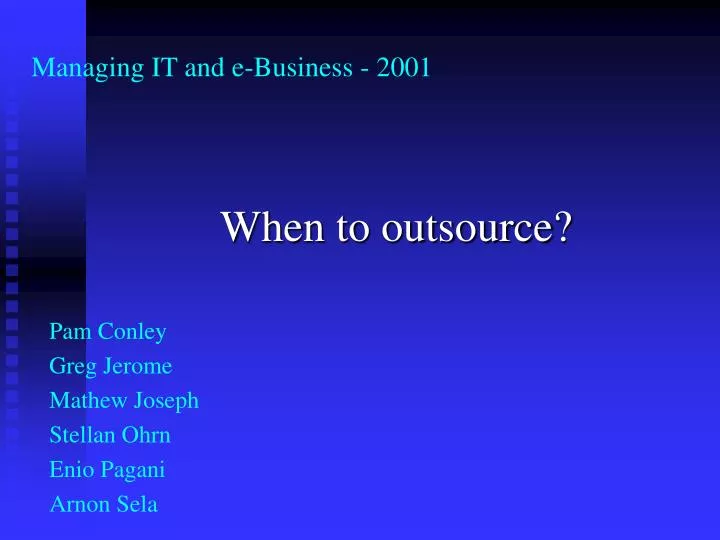 when to outsource