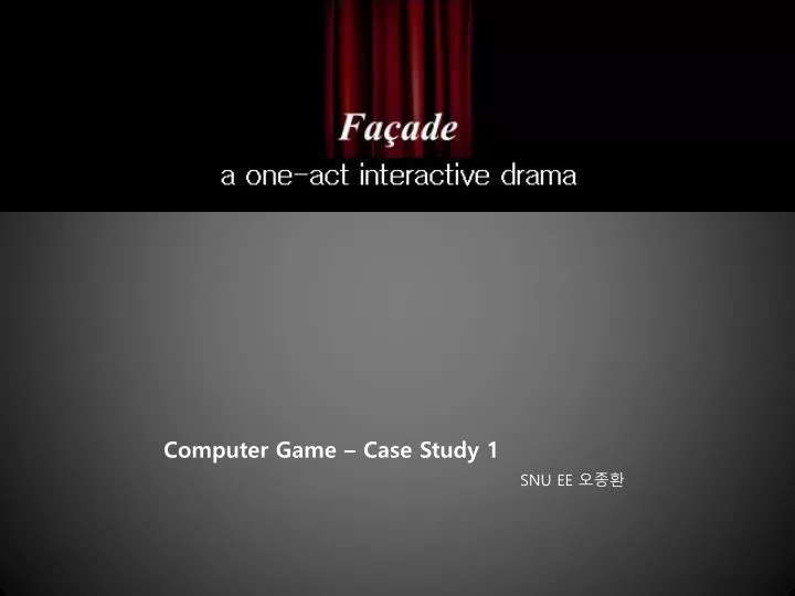 computer game case study 1