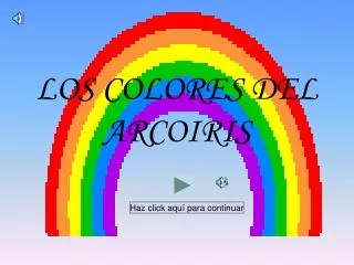 los colores del arcoiris