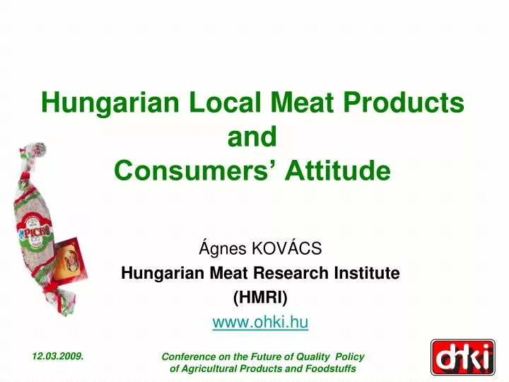 hungarian local meat products and consumers attitude