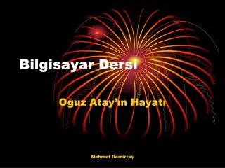 bilgisayar dersi