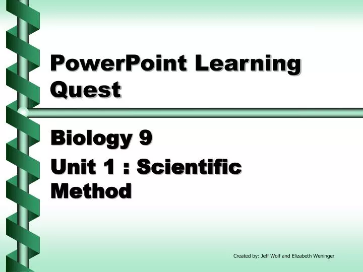 powerpoint learning quest