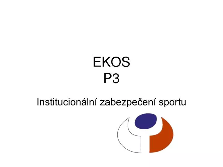 ekos p3