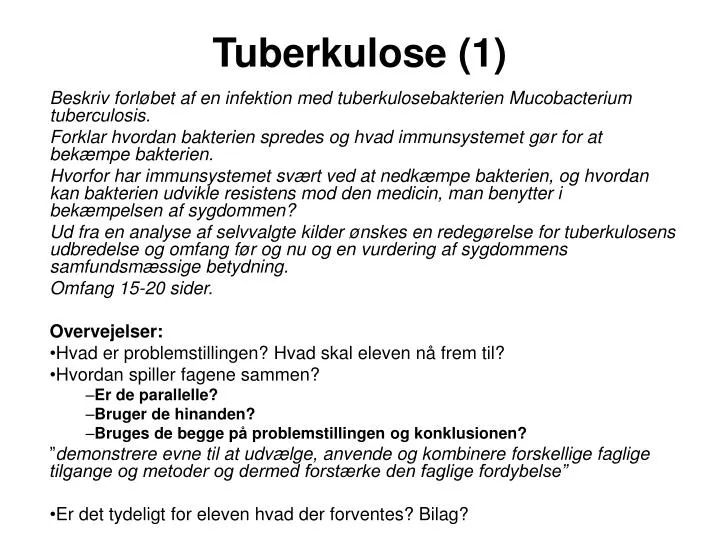 tuberkulose 1