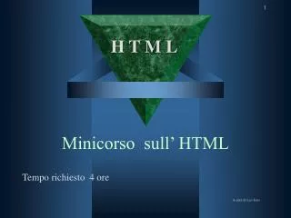 minicorso sull html