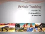 Vehicle Tracking - slide 1