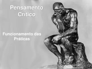 pensamento cr tico