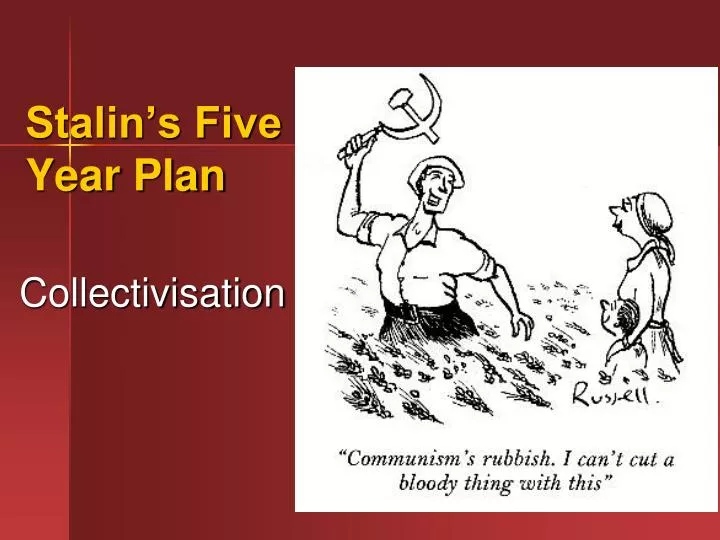stalin s five year plan