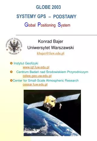 systemy gps