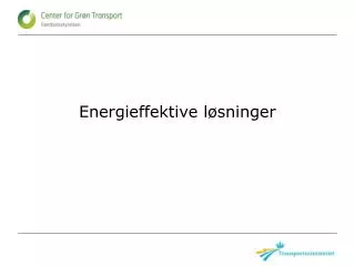 energieffektive l sninger