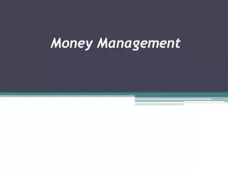 money management