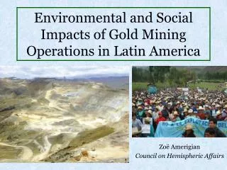 PPT - Mining And The Environmental Impacts PowerPoint Presentation ...